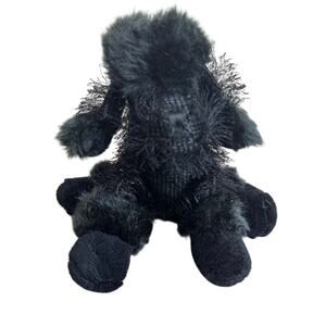 Ganz Black Poodle Dog Plush Stuffed Animal Toy Collectible WebKinz Pretend Play